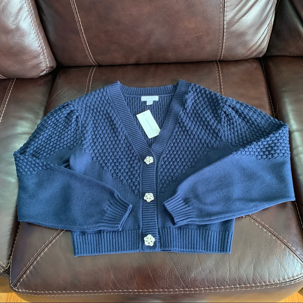 NWT Charter Club Cropped Cardigan
